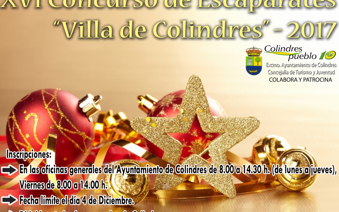 XVI CONCURSO DE ESCAPARATES «VILLA DE COLINDRES» – 2017