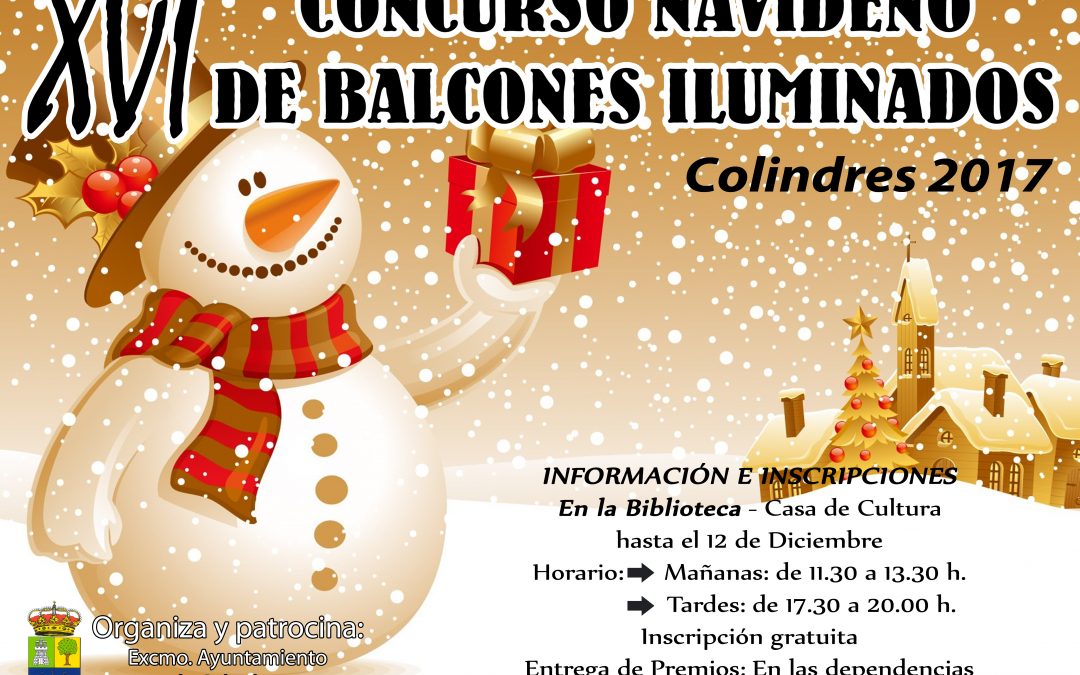 XVI CONCURSO NAVIDAD DE BALCONES ILUMINADOS