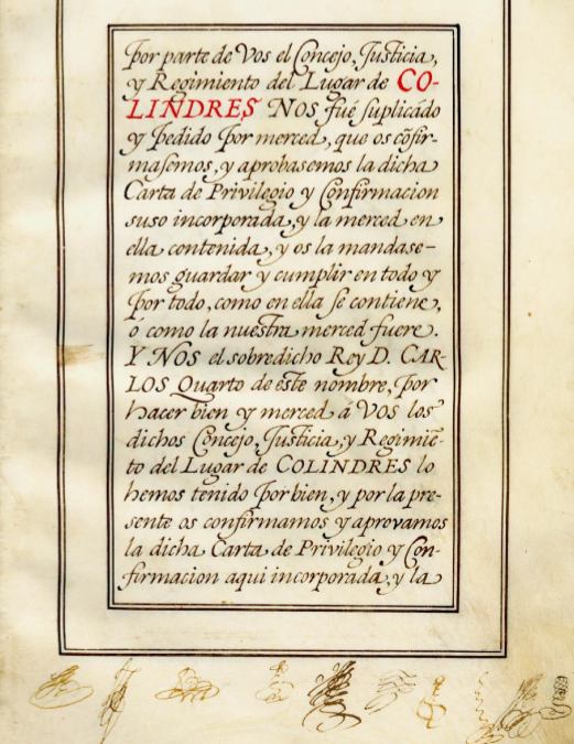 El Privilegio de Colindres (II)