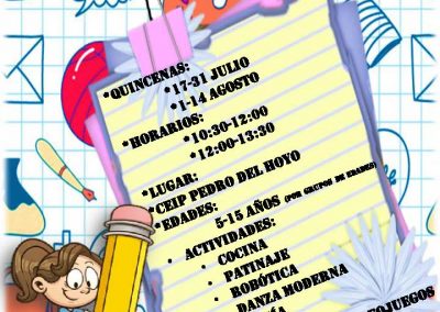 CURSOS DE VERANO – COLINDRES 2018