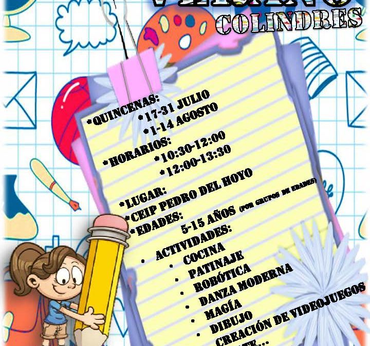 CURSOS DE VERANO – COLINDRES 2018