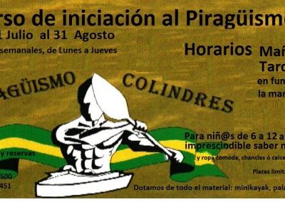 CURSO DE INICIACIÓN AL PIRAGÜISMO