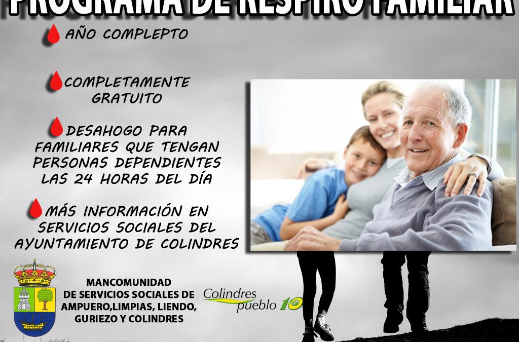 La Mancomunidad de Servicios Sociales pone en marcha una nueva edición del programa ‘Respiro Familiar’