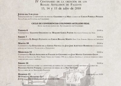 COLINDRES ASTILLERO REAL- IV CENTENARIO DE LA CREACIÓN DE LOS REALES ASTILLEROS DE FALGOTE