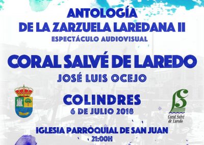 ANTOLOGÍA DE LA ZARZUELA LAREDANA II – CORAL SALVÉ DE LAREDO