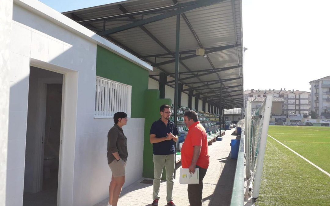 Concluyen las obras de renovación de los aseos y almacenes del estadio El Carmen
