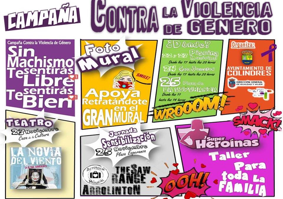 Colindres organiza un mural fotográfico gigante para decir ‘no’ a la violencia de género