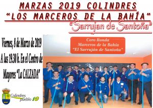 MARZAS 2019 COLINDRES - "LOS MARCEROS DE LA BAHÍA" "Sarrujan de Santoña" @ Salida del Centro de Mayores La Calzada