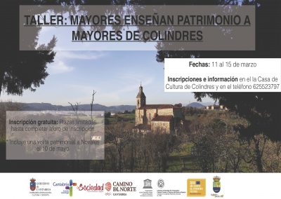 TALLER: MAYORES ENSEÑAN PATRIMONIO A MAYORES DE COLINDRES