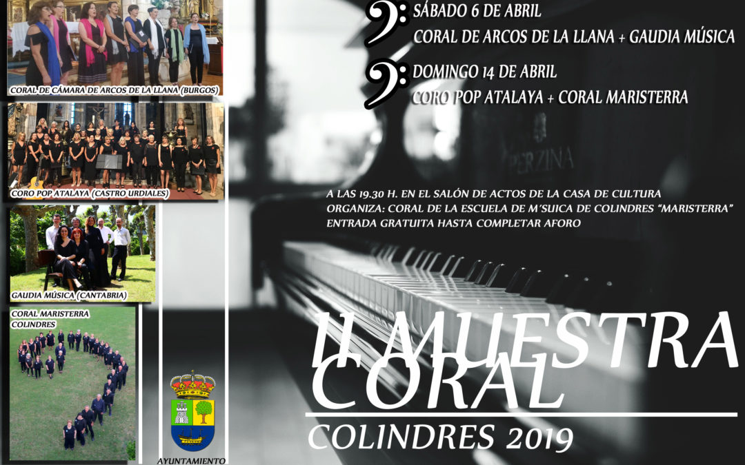 II MUESTRA CORAL VILLA DE COLINDRES – DOMINGO 14 DE ABRIL