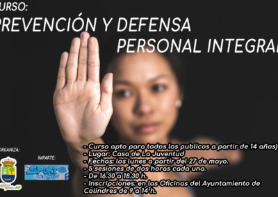 CURSO: PREVENCIÓN Y DEFENSA PERSONAL INTEGRAL