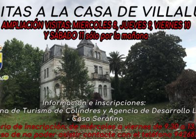 VIISTAS A LA CASA DE VILLALUZ