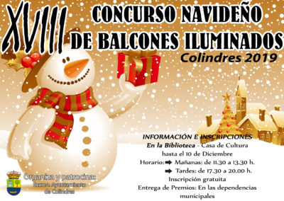 XVIII CONCURSO NAVIDEÑO DE BALCONES ILUMINADOS 2019