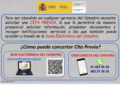 SISTEMA DE CITA PREVIA EN EL CATASTRO