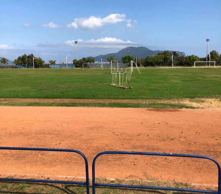 COMIENZAN LAS OBRAS DE REMODELACIÓN DE LAS PISTAS DE ATLETISMO DE COLINDRES