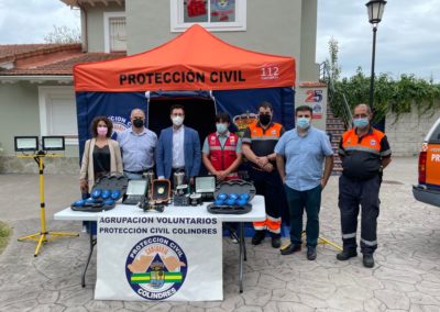 COLINDRES AMPLÍA LA DOTACIÓN DE MATERIAL A PROTECCIÓN CIVIL