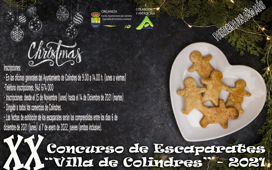XX CONCURSO DE ESCAPARATES DE COLINDRES 2021