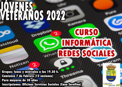 EL AYUNTAMIENTO DE COLINDRES OFRECE UN NUEVO CURSO DE INFORMÁTICA Y REDES SOCIALES PARA MAYORES DE 50 AÑOS