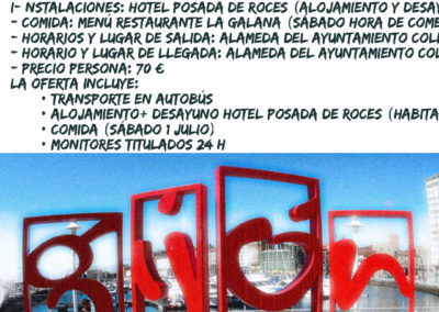 CONVIVENCIA GIJÓN – DÍAS 1 Y 2 DE JULIO
