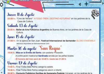EL ARREBATO, DANI FERNÁNDEZ, EDURNE Y NACHA POP ACTUARÁN EN LAS FIESTAS DE SAN GINÉS