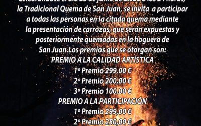 ANUNCIO: TRADICIONAL QUEMA DE SAN JUAN 2023