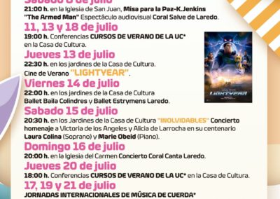 El Ayuntamiento de Colindres desarrolla un ambicioso programa cultural para este verano.