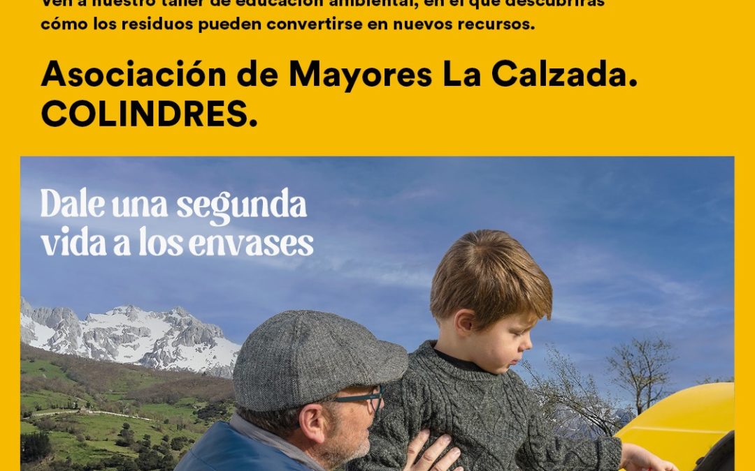 EL AYUNTAMIENTO DE COLINDRES, EN COLABORACIÓN CON MARE, INVITA A LA CIUDADANÍA A PARTICIPAR EN LA CAMPAÑA “DALE UNA SEGUNDA VIDA A LOS ENVASES”