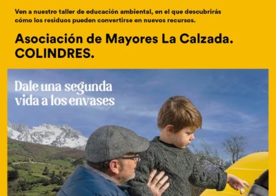 EL AYUNTAMIENTO DE COLINDRES, EN COLABORACIÓN CON MARE, INVITA A LA CIUDADANÍA A PARTICIPAR EN LA CAMPAÑA “DALE UNA SEGUNDA VIDA A LOS ENVASES”