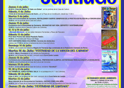 COLINDRES CELEBRA LAS FESTIVIDADES DEL CARMEN Y SANTIAGO