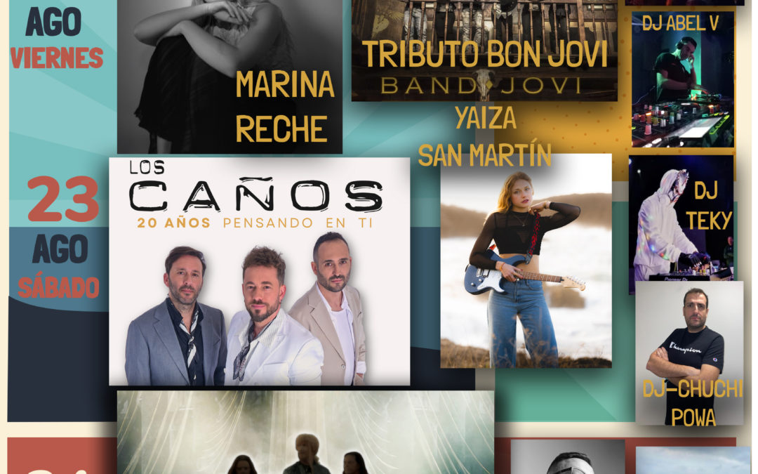 LOS CAÑOS, COTI, MEDINA AZAHARA Y MARINA RECHE ACTUARÁN ESTE VERANO EN COLINDRES