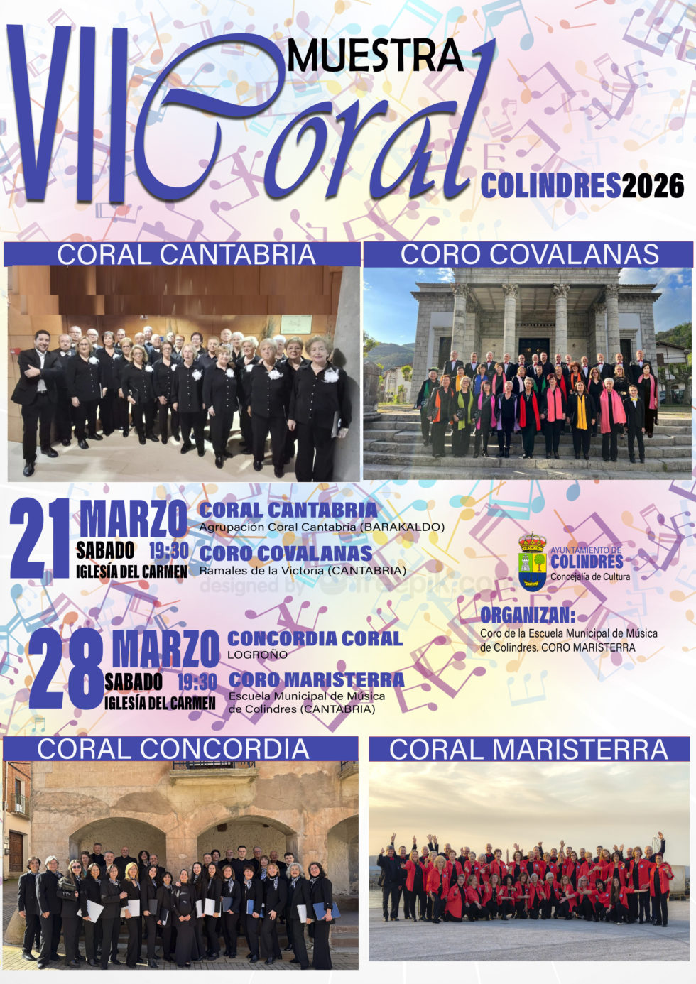 Arranca la VII Muestra Coral Colindres 2026 - Ayuntamiento de Colindres
