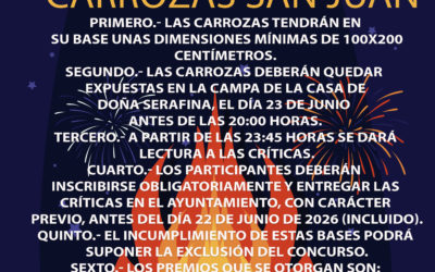 ANUNCIO – QUEMA DE SAN JUAN 2026