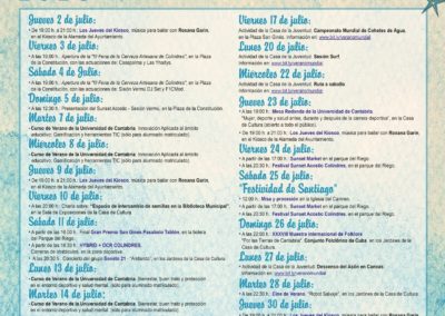 Colindres presenta una amplia programación cultural, deportiva y de ocio para el mes de julio