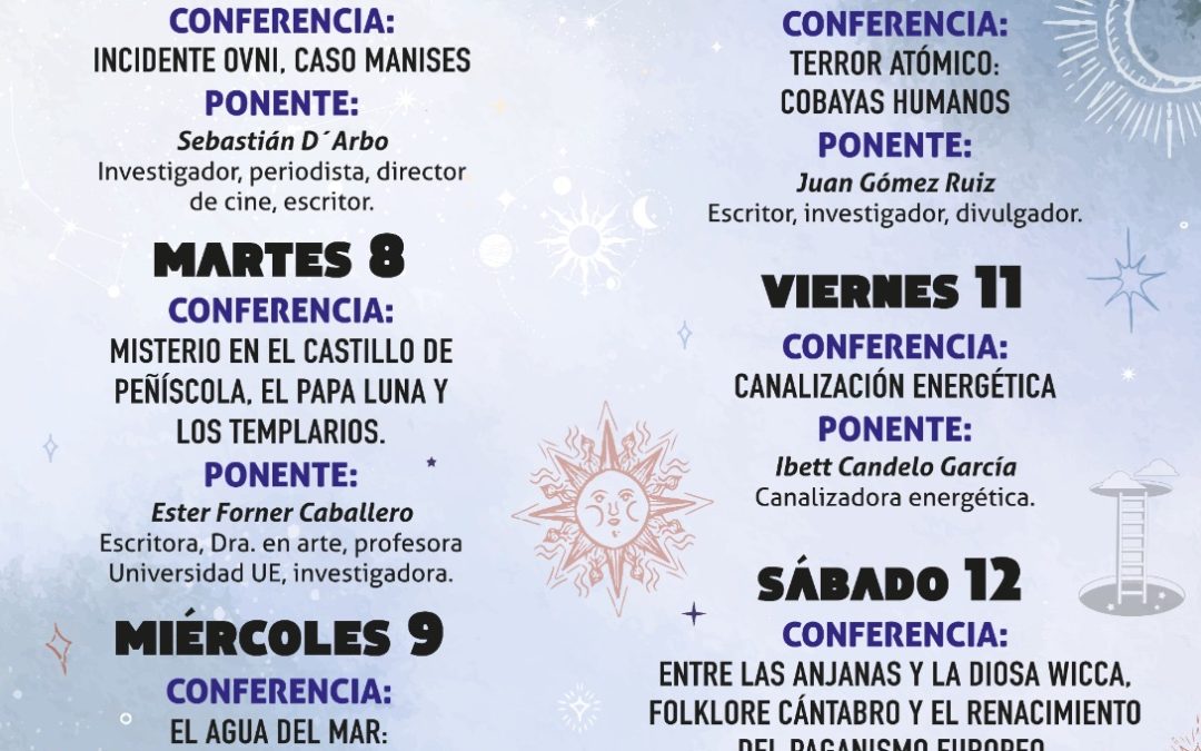 Colindres acogerá la próxima semana las XXXV Jornadas Ufológicas y Paracientíficas Villa de Colindres